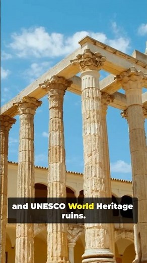 🇪🇸✨ Mérida, Spain — The Ancient Roman City No One Talks About! 🏛️ Hidden Gem Europe 🌍🚆#travel