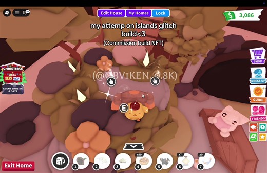 Creative Islands Glitch Build Tutorial in Adopt Me