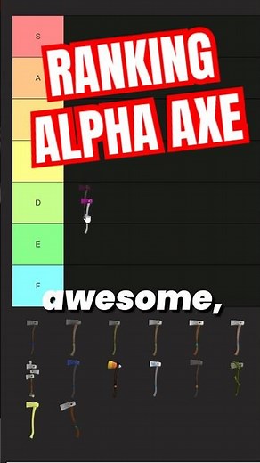 Ranking the Alpha Axe in Lumber Tycoon 2 #lumbertycoon2 #roblox