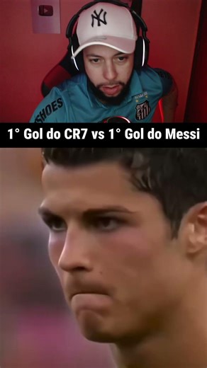 OS PRIMEIROS GOLS DE MESSI E CRISTIANO RONALDO #futebol #viral