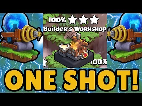 How to One Shot Builders Workshop | Default Layout | Best Clan Capital Strategy | Clash of Clans