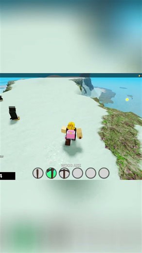 Gamer Avoids Players & Penguins, Finds Floating Mystery! #roblox #boogaboogareborn #shorts
