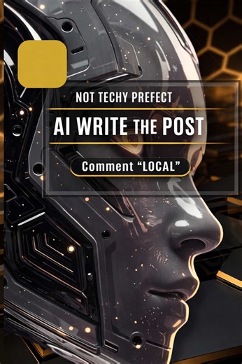 Not techy? Perfect—AI writes the posts for local businesses. #localbusiness #aiworkflow #AItools #aiwealthbuildingsystems #GetMoreCustomers