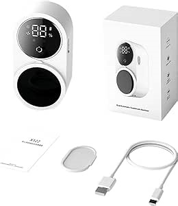 Toothbrush Sanitizer, Wall Mounted Toothbrush Sanitizer and Holder, Rechargeable Cordless Portable Toothbrush Cover with Intelligent Sensor and Screen Display for Home Office Business Trip