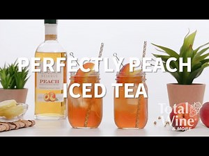 Perfectly Peach Iced Tea Cocktail Recipe