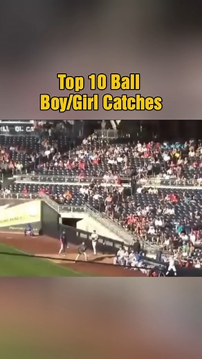 Ten of the greatest catches made by MLB ball boys and ball girls. (via MLB) #baseball #MLB | MLB Throwbacks