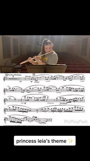 Leia's Theme on Flute | Star Wars Flauto