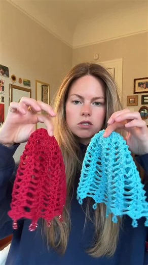 I like to make stuff on Instagram: "The crochet skull caps that I made for Molly and Kate!! #crochetinspo #crochet #crochetcap #beadedcrochet"