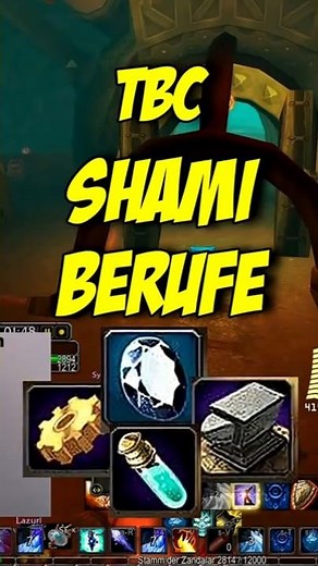 TBC professions for the shaman - Which professions are accepted in Prepatch?