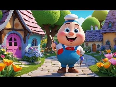 Humpty Dumpty Starts a Bright Pattern Workshop | Nursery Rhymes & Kids Songs