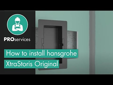How to install hansgrohe XtraStoris Original