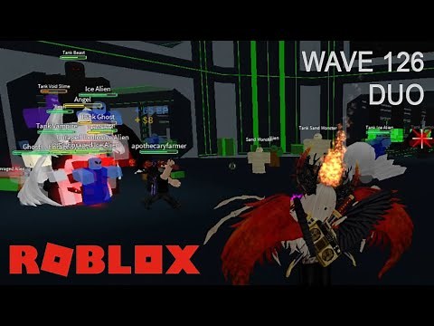 ROBLOX • Zombie Attack • Duo • Alien Lair Wave 126