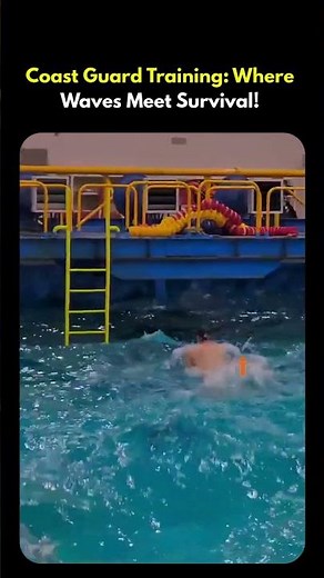 Coast Guard Training Where Waves Meet Survival #coastguard #swimming #survivaltraining #safeguard