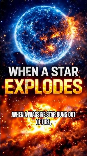 When a Star Explodes