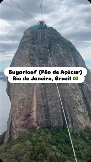 Go With Luis | Travel Blog on Instagram: "Today I visited Sugarloaf Mountain (Pão de Açúcar) in Rio de Janeiro, one of the most iconic landmarks in Brazil and honestly one of the most impressive views I’ve ever seen. Sugarloaf rises about 396 meters above sea level and is located at the entrance of Guanabara Bay, offering panoramic views of Rio, Copacabana Beach, Christ the Redeemer, and the Atlantic Ocean. The experience is divided into two cable car rides: the first one takes you to Morro da U