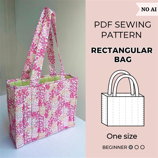 Bag Sewing Pattern | Pdf Sewing Pattern | Quilted Bag | Accesories Pattern - Etsy