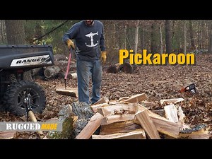 Using the RuggedMade Pickaroon to Pick Up Firewood With Ease