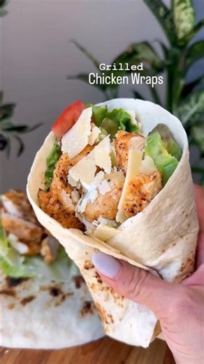 Grilled Chicken Wraps 🌯
