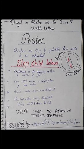poster making on say no to child labour stop child labour drawing #child