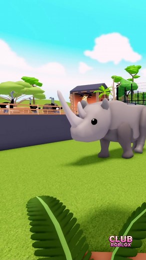 New ZOO house coming soon! 🌿 Build your own Zoo complete with placeable animals like this guy 🦏 #clubroblox #robloxzoo #clubrobloxupdate
