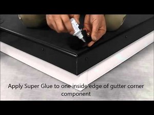 Sure Edge ® External Gutter Trim Corner Installation