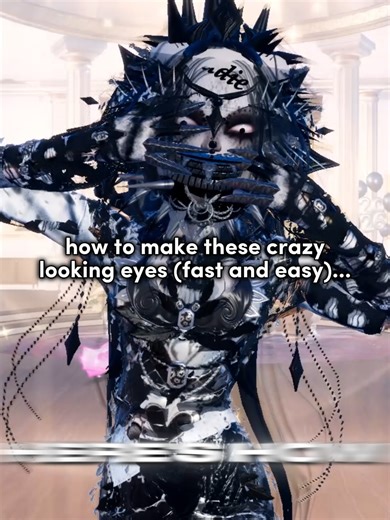 HOW TO MAKE THESE CRAZY LOOKING EYES HACK SINCE A LOT OF PEOPLE WERE ASKING (SHORT TUTORIAL) #dresstoimpresss #dresstoimpressroblox #dtiroblox #robloxfyp #dtiupdate #dtitrend #dtihacks #fyp #dti #robloxviral #adventcalendar