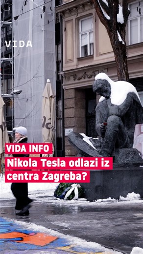 VIDA on Instagram: "Spomenik Nikole Tesle, jedno od prepoznatljivih mjesta u centru Zagreba, mogao bi se uskoro preseliti. Institut Ruđer Bošković traži povrat kipa na izvornu lokaciju na Šalati, gdje je, kao dar Ivana Meštrovića, stajao više od četrdeset godina. Dok struka upozorava na poštivanje autorove volje, građani se pitaju treba li Tesla ostati među ljudima ili se vratiti znanosti. Konačna odluka još nije donesena. Prilog je na 🔗 u opisu profila.👇 #zagreb #tesla #kip #vidainfo #hrvatsk