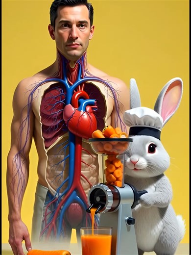 What Happens If You Drink Carrot Juice Every Day for 7 Days? (Shocking Results) What really happens inside your body when you drink carrot juice every day? In this video, we use ultra-realistic 3D medical animation to explain how daily carrot juice affects your skin, eyes, immune system, and overall health over a 7-day period. Carrot juice is rich in beta-carotene, vitamin A, and antioxidants, but drinking too much can also cause unexpected side effects. From glowing skin to improved night visio