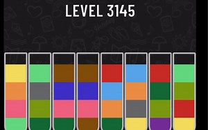 Water Sort Puzzle 3145 这关加一个空管，联网后点右上角视频播放的小标看广告可得空管。联网后有广告建议过关后禁止联网。