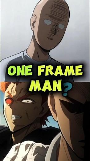 One Punch Man Season 3 became One Frame Man #anime #manga #opm #onepunchman