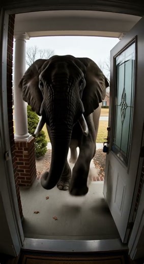 Elephant Attack Caught on CCTV – March of Massive Power #wildlife #elephant #nature