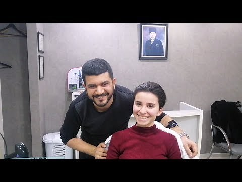 ASMR Turkish Barber Massage Therapy with Mary (no talking)