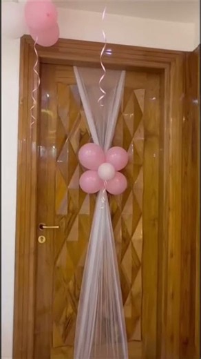 ❣️ Welcome Baby Balloon Decoration at Home | Beautiful Welcome Baby Setup 🎈 #shorts #subscribe
