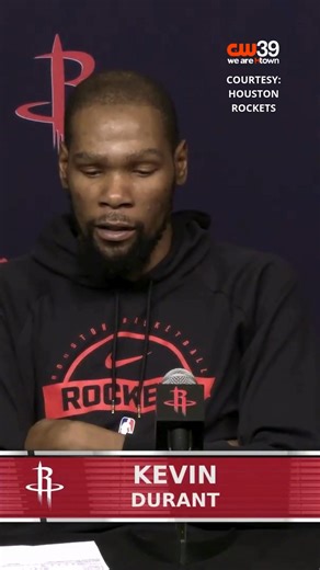 Kevin Durant's game-winning hot shot against his former team, the Phoenix Suns, led the Houston Rockets to a 100-97 victory. Durant, who moved to the Rockets from the Suns this summer, expressed the win held special significance due to his departure from Phoenix. #kevindurant #rocketswin #gamechanger #formerteammate #nbaaction | CW39