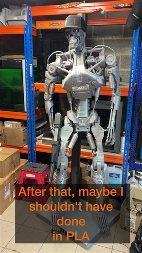 T-800 Terminator Life-Size | Impression 3D / 3D Printed - | 100% Prusament