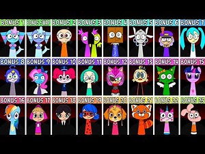 Incredibox Sprunki ALL SWAPPED BONUS Characters