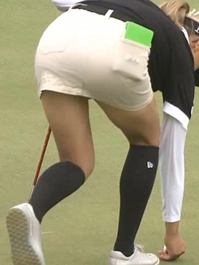 セクシー美脚ショット💕😍 featuring 宮田成華: 女子プロゴルファーの魅力