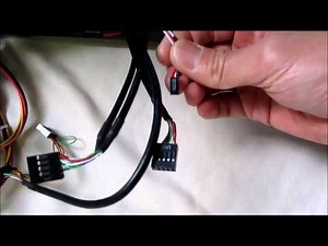 ■自作パソコン組み立て方 （8) -1 コネクタの接続 システムパネルコネクタ