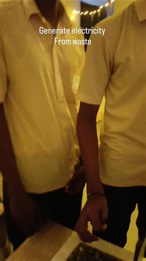 Reji C Nair C on Instagram: "Project of EEE department Generating electricity from waste."