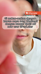 Yeay, ada cuti panjang 30 Mei sampai 2 Jun 🗓..Masa ni lah nak ajak kengkawan gi makan-makan kat luar sambil berbelanja dengan diskaun RM15 🍽. Caranya mudah - aktifkan akaun SPayLater anda! Nanti boleh lah pose macam hero Bollywood lepas dah claim kat sini 🕺: https://shopee.com.my/user/voucher-wallet?type=4: #SPayLaterMY #ShopeePayMY #ShopeeMY | ShopeePay