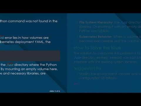 Resolving the python command not found Issue in Minikube with an Alpine Python Container