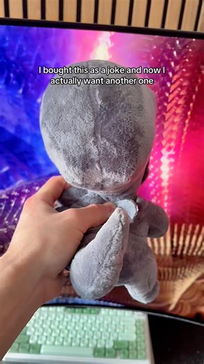 This is actually one of the best alien plushies I ever had#gifts #plush #cute #alien