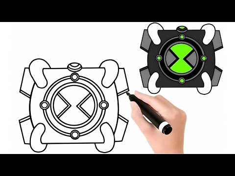 Drawing Ben 10 | How to draw Omnitrix easy