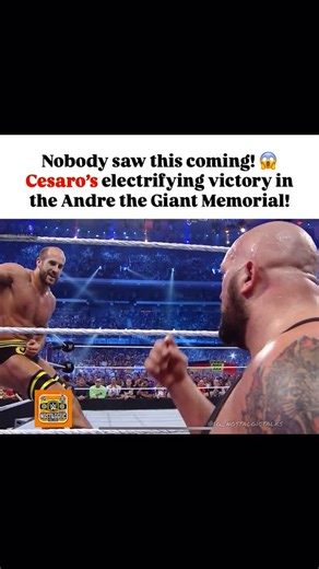 Nostalgic Talks on Instagram: "Cesaro claims the Andre the Giant Memorial Battle Royal! #Cesaro #AndreTheGiant #BattleRoyal #WWE #WrestleMania #WWEUniverse #CesaroSwing #WWEChamp #WWERaw #SmackDown #WWENXT #WrestlingCommunity #WWELive #ProWrestling #WWEonNetflix #WWEFans #WWE2K25 #MondayNightRaw #SwissPower #WrestlingLife #WWENews"