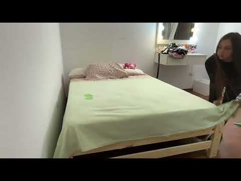 Cleaning Routine in my Transparent cat suit [4K USA]