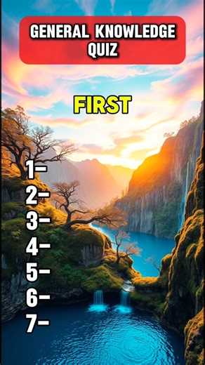 9.6K views · 173 reactions | General knowledge quiz, can you score 7/7 | Laugh Humor | Facebook