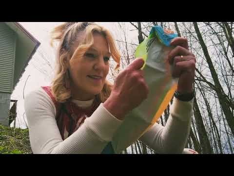 Inflatable beach ball fun on the trail