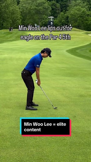 Min Woo Lee's Incredible Eagle Hole Out Moment