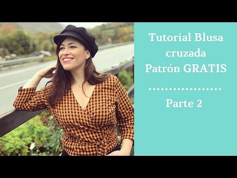 Tutorial blusa cruzada & patrón GRATIS (parte 2)