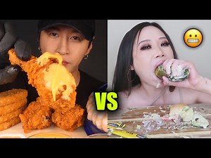 CLEAN VS MESSY mukbangers